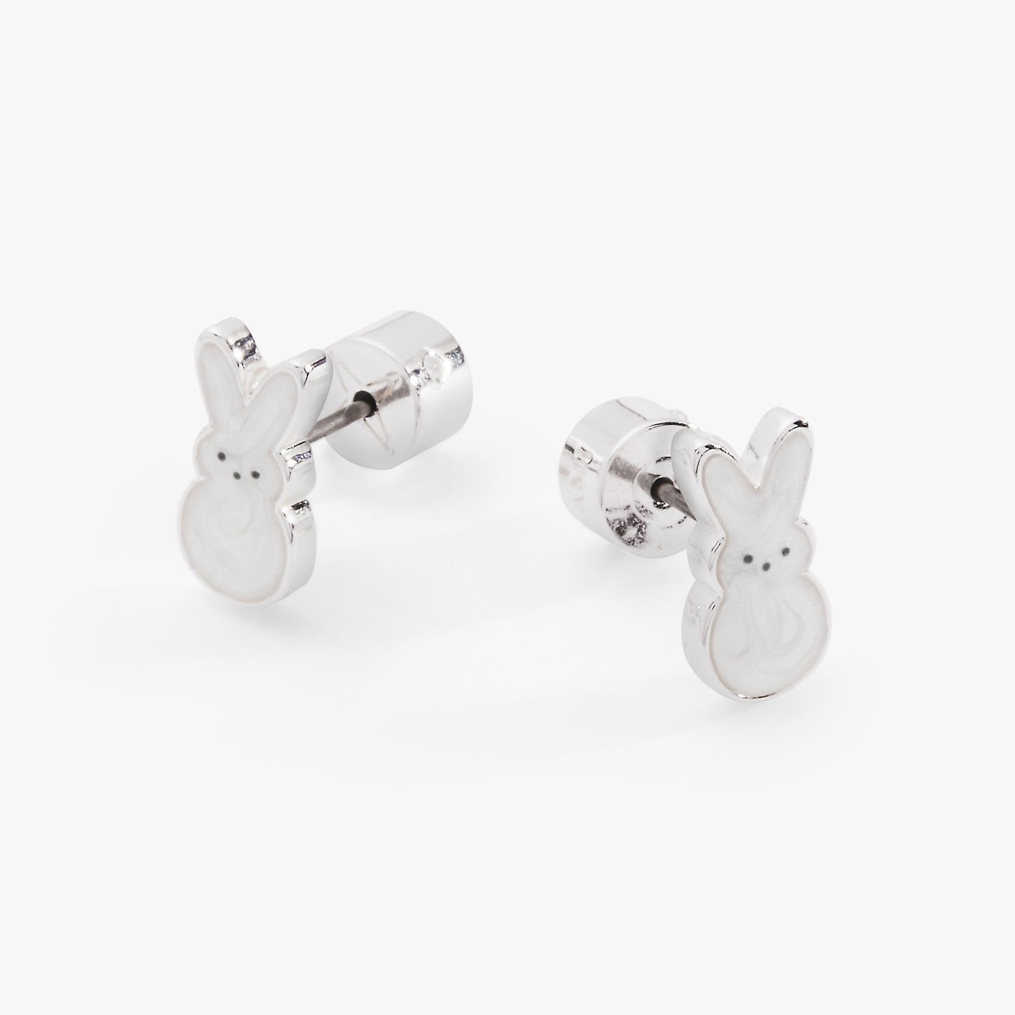 PEEPS® White Pearlized Bunny Studs - Hello Beautiful BoutiqueEarringsALEX AND ANI