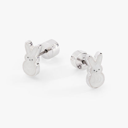 PEEPS® White Pearlized Bunny Studs - Hello Beautiful BoutiqueEarringsALEX AND ANI