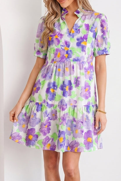 Penelope Tiered Ruffle Mini Dress - Hello Beautiful BoutiqueMini DressesThreaded Pear
