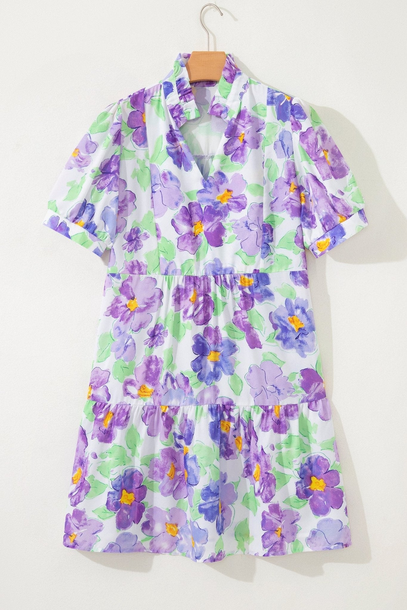 Penelope Tiered Ruffle Mini Dress - Hello Beautiful BoutiqueMini DressesThreaded Pear