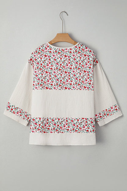 Penny 3 4 Sleeve Blouse - Hello Beautiful BoutiqueBlouses & ShirtsThreaded Pear