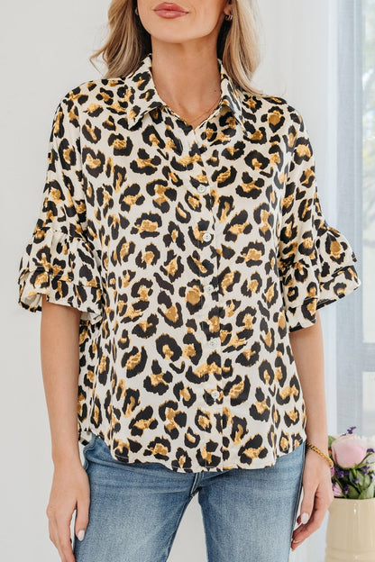 Penny 4 Sleeve Loose Shirt - Hello Beautiful BoutiqueBlouses & ShirtsThreaded Pear