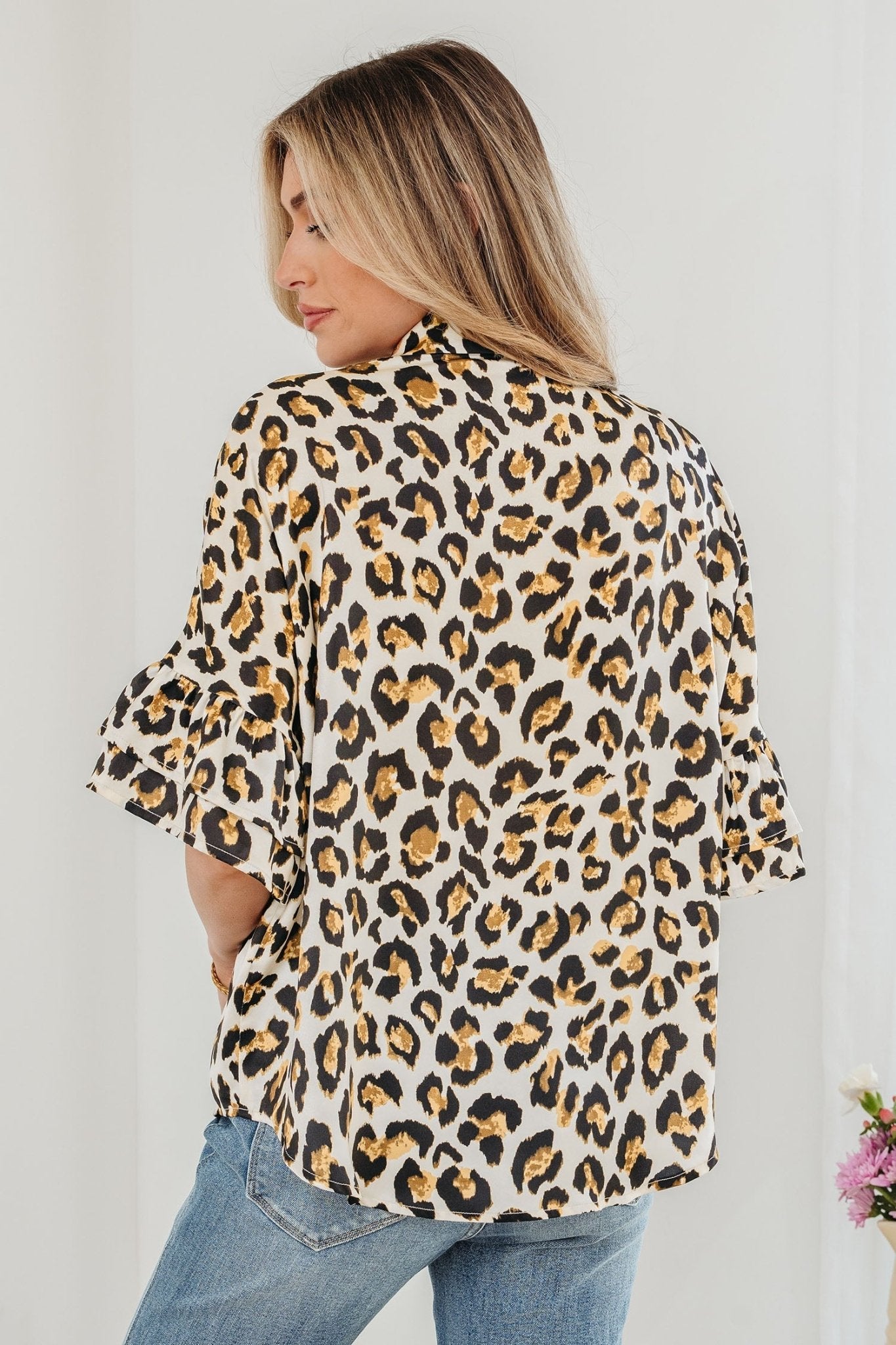 Penny 4 Sleeve Loose Shirt - Hello Beautiful BoutiqueBlouses & ShirtsThreaded Pear