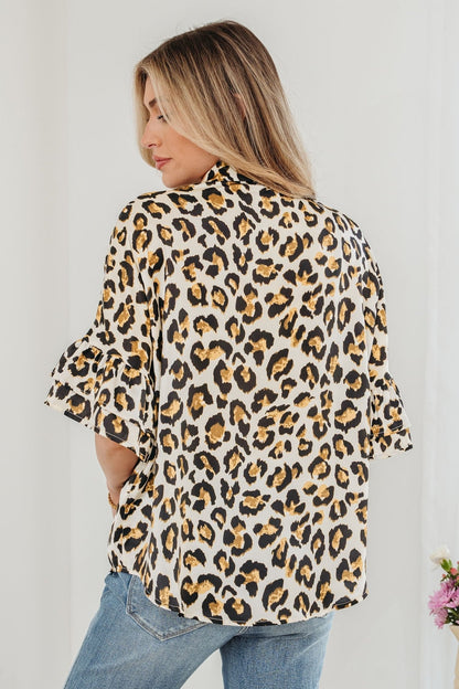 Penny 4 Sleeve Loose Shirt - Hello Beautiful BoutiqueBlouses & ShirtsThreaded Pear