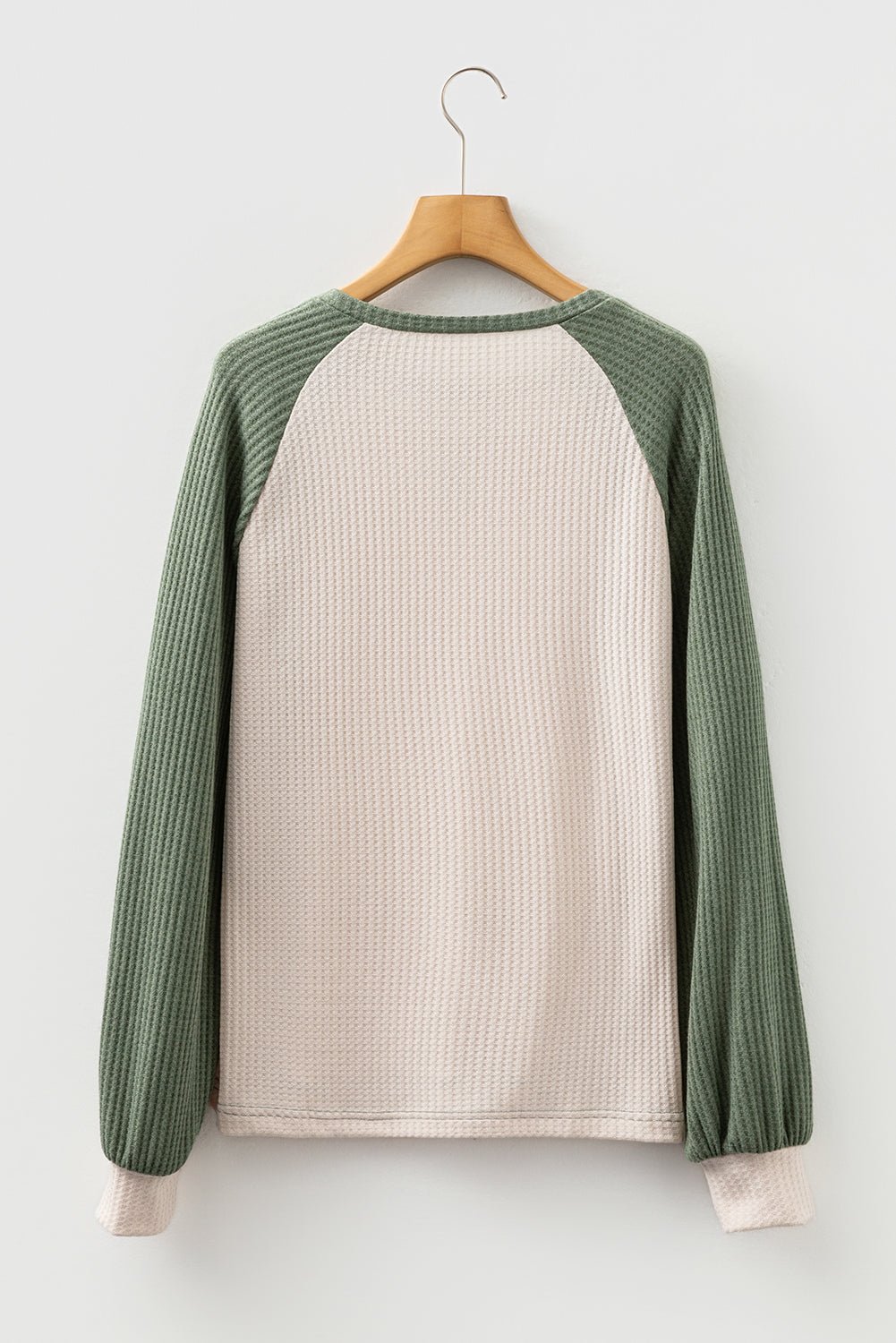 Peyton Block Raglan Sleeve Top - Hello Beautiful BoutiqueLong Sleeve TopsThreaded Pear