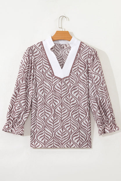Phoebe Collar Puff Sleeve Top - Hello Beautiful BoutiqueBlouses & ShirtsThreaded Pear