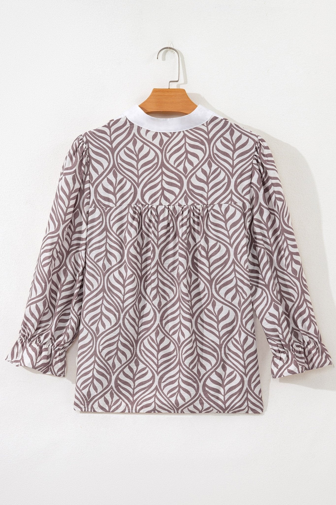 Phoebe Collar Puff Sleeve Top - Hello Beautiful BoutiqueBlouses & ShirtsThreaded Pear