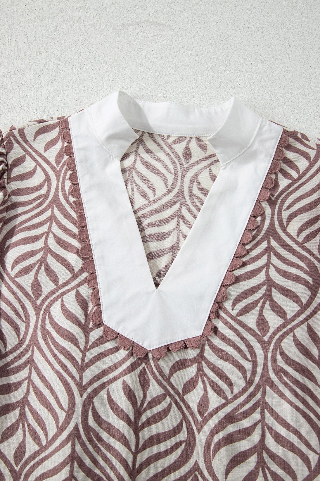 Phoebe Collar Puff Sleeve Top - Hello Beautiful BoutiqueBlouses & ShirtsThreaded Pear