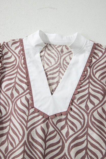 Phoebe Collar Puff Sleeve Top - Hello Beautiful BoutiqueBlouses & ShirtsThreaded Pear