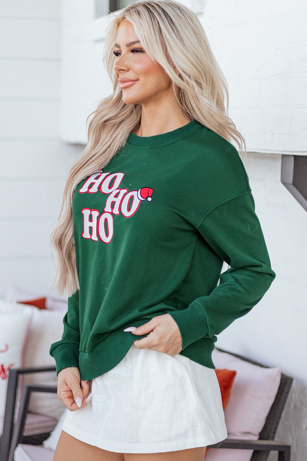 Piagwen Graphic Christmas Fashion Sweatshirt - Hello Beautiful BoutiqueSweatshirts & HoodiesThreaded Pear