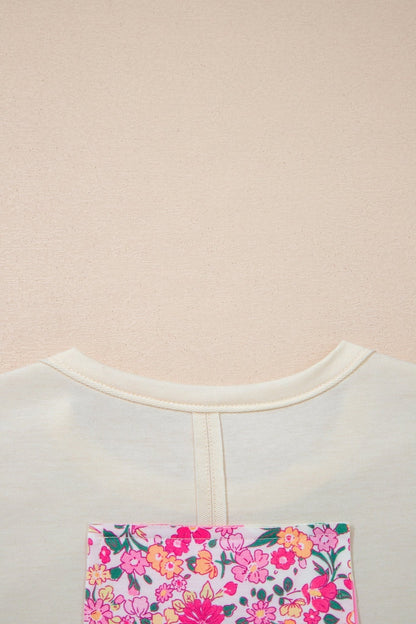 Poppy Big Flower Oversize Tee - Hello Beautiful BoutiqueTops & TeesThreaded Pear