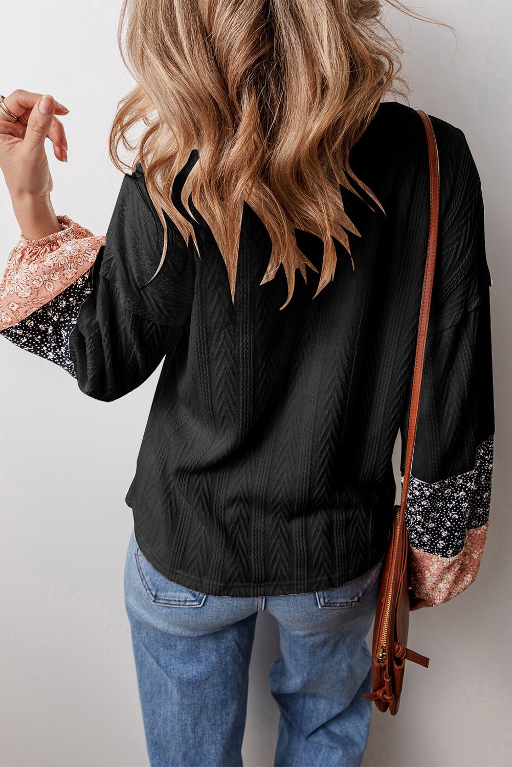 Poppy Textured Knit Drawstring Blouse - Hello Beautiful BoutiqueBlouses & ShirtsThreaded Pear