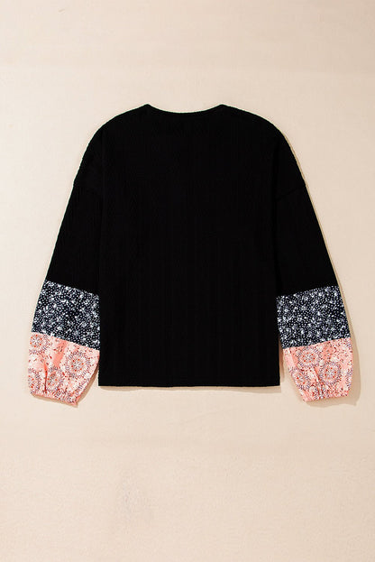 Poppy Textured Knit Drawstring Blouse - Hello Beautiful BoutiqueBlouses & ShirtsThreaded Pear