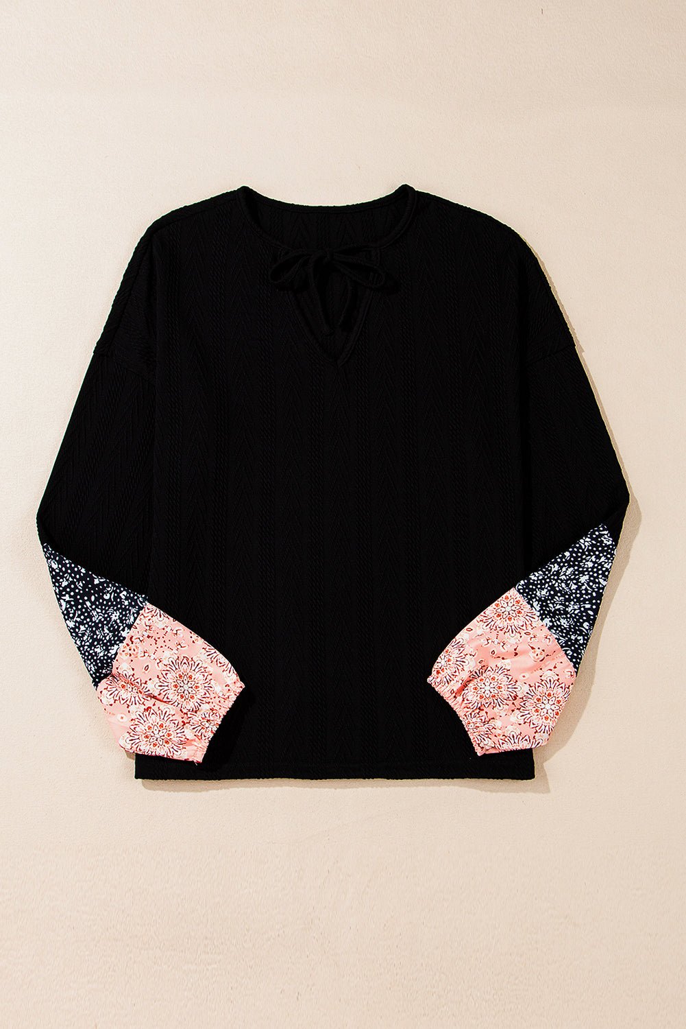 Poppy Textured Knit Drawstring Blouse - Hello Beautiful BoutiqueBlouses & ShirtsThreaded Pear
