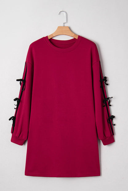 Priscilla Drop Shoulder Sweatshirt Dress - Hello Beautiful BoutiqueMini DressesThreaded Pear