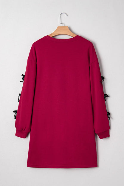 Priscilla Drop Shoulder Sweatshirt Dress - Hello Beautiful BoutiqueMini DressesThreaded Pear