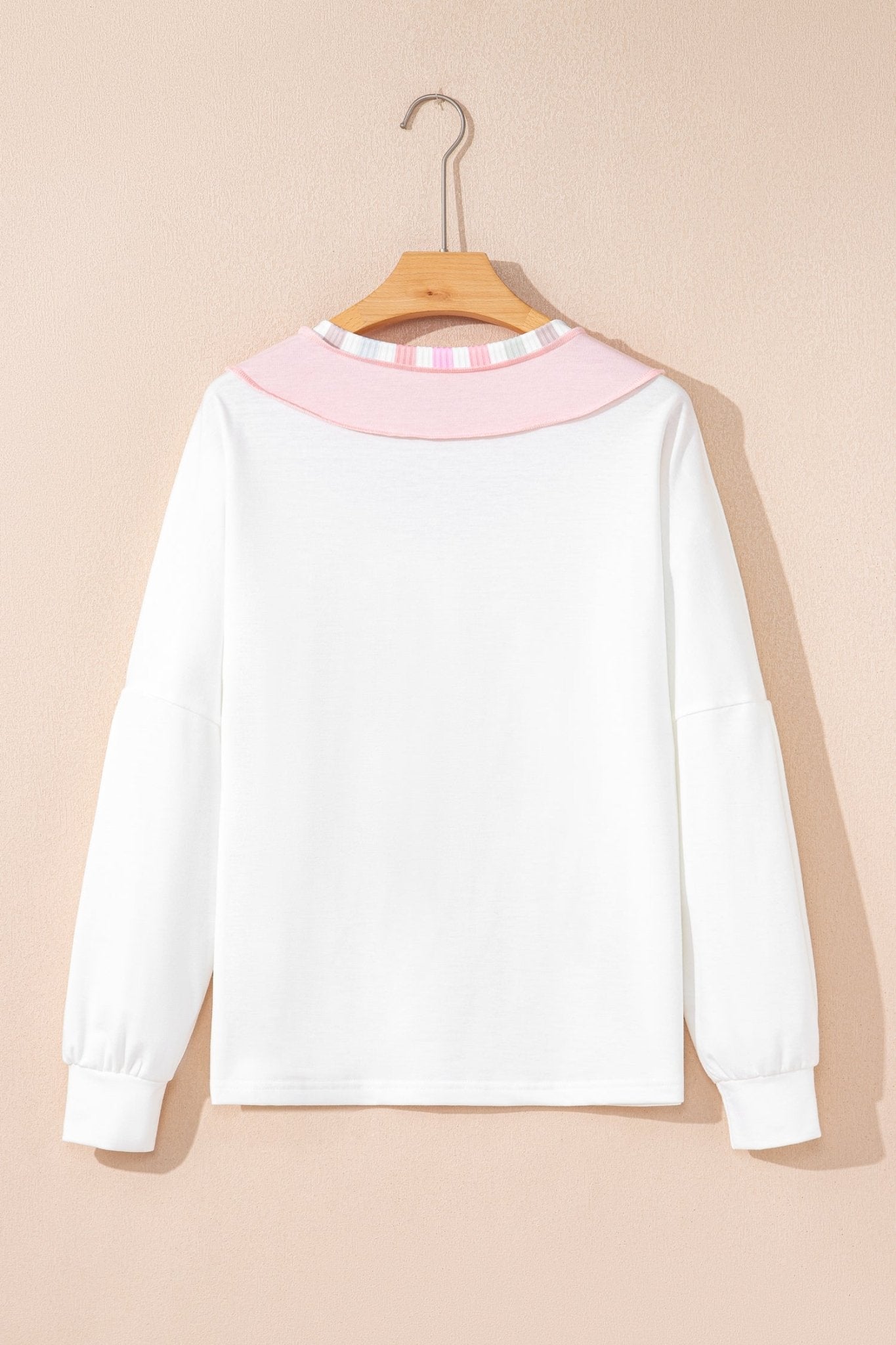 Promise Color Block Loose Long Sleeve Top - Hello Beautiful BoutiqueLong Sleeve TopsThreaded Pear