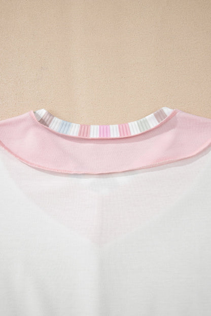 Promise Color Block Loose Long Sleeve Top - Hello Beautiful BoutiqueLong Sleeve TopsThreaded Pear
