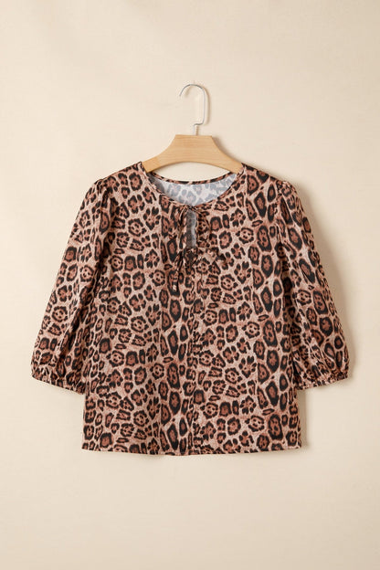 Promise Tie Puff Sleeve Blouse - Hello Beautiful BoutiqueBlouses & ShirtsThreaded Pear