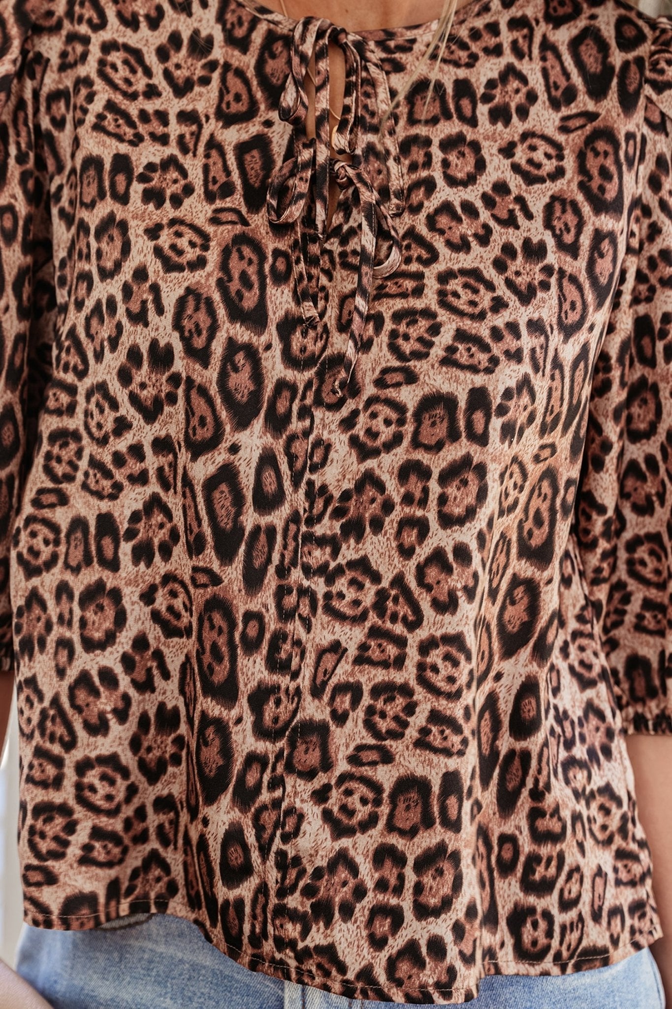 Promise Tie Puff Sleeve Blouse - Hello Beautiful BoutiqueBlouses & ShirtsThreaded Pear