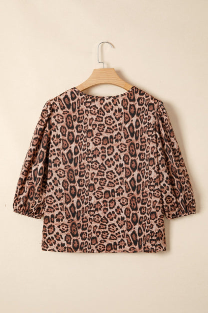 Promise Tie Puff Sleeve Blouse - Hello Beautiful BoutiqueBlouses & ShirtsThreaded Pear
