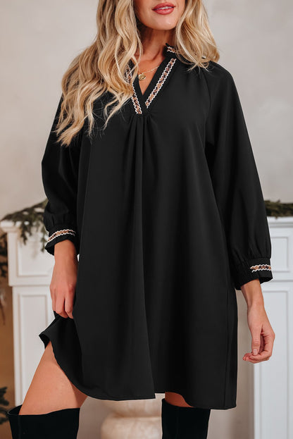 Quincy Sleeve Shift Mini Dress - Hello Beautiful BoutiqueMini DressesThreaded Pear