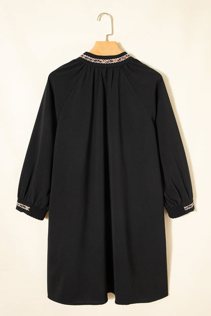 Quincy Sleeve Shift Mini Dress - Hello Beautiful BoutiqueMini DressesThreaded Pear