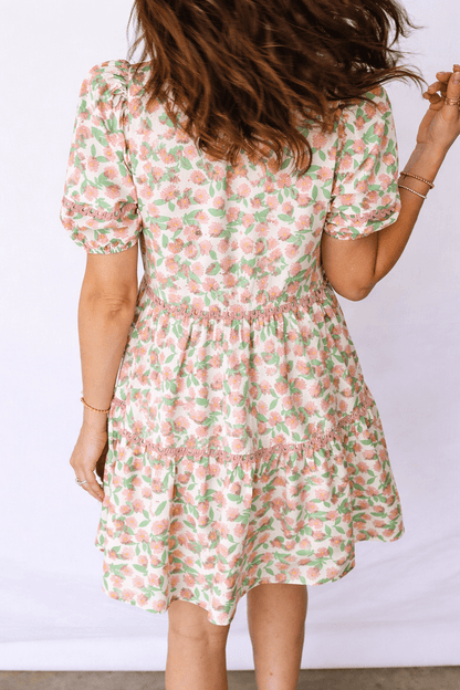 Rachel Short Puff Sleeve Dress - Hello Beautiful BoutiqueMini DressesThreaded Pear