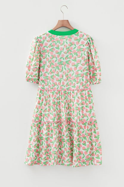 Rachel Short Puff Sleeve Dress - Hello Beautiful BoutiqueMini DressesThreaded Pear