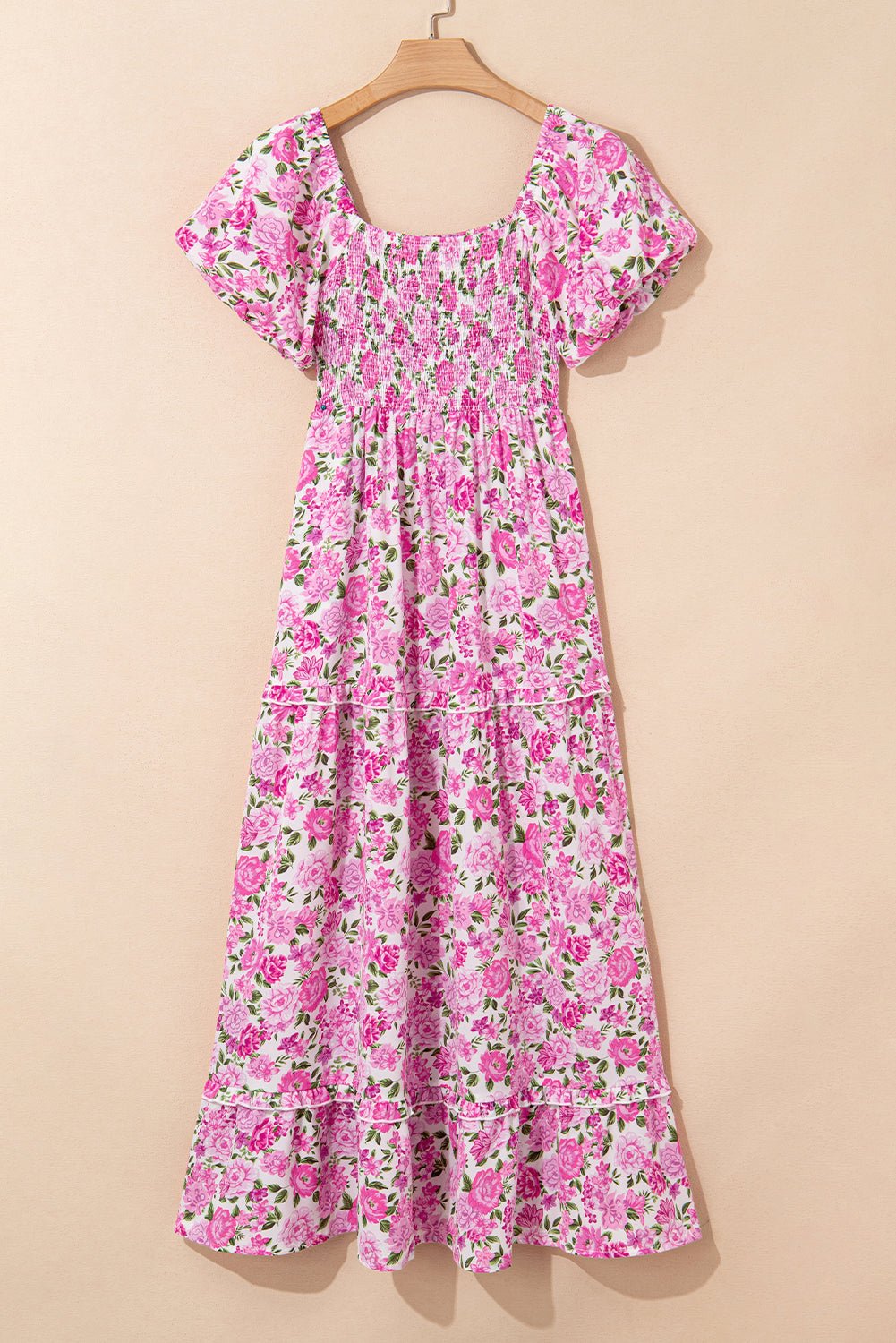 Raina Sleeve Flowy Long Dress - Hello Beautiful BoutiqueMaxi DressesThreaded Pear