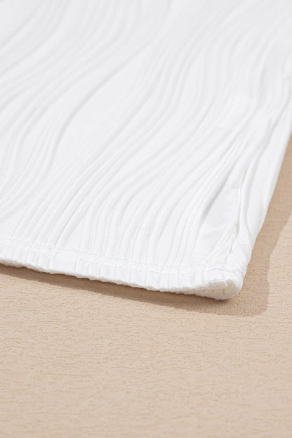 Raina Wavy Textured Tee - Hello Beautiful BoutiqueTops & TeesThreaded Pear