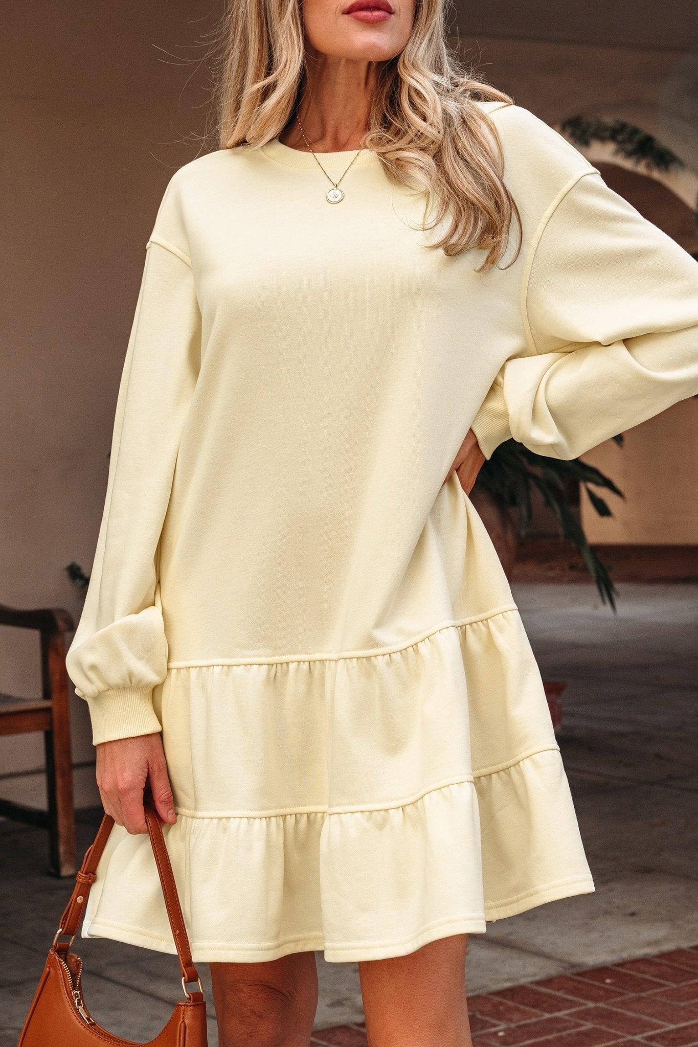 Ramona Sleeve Loose Mini Dress - Hello Beautiful Boutique20% OFFThreaded Pear