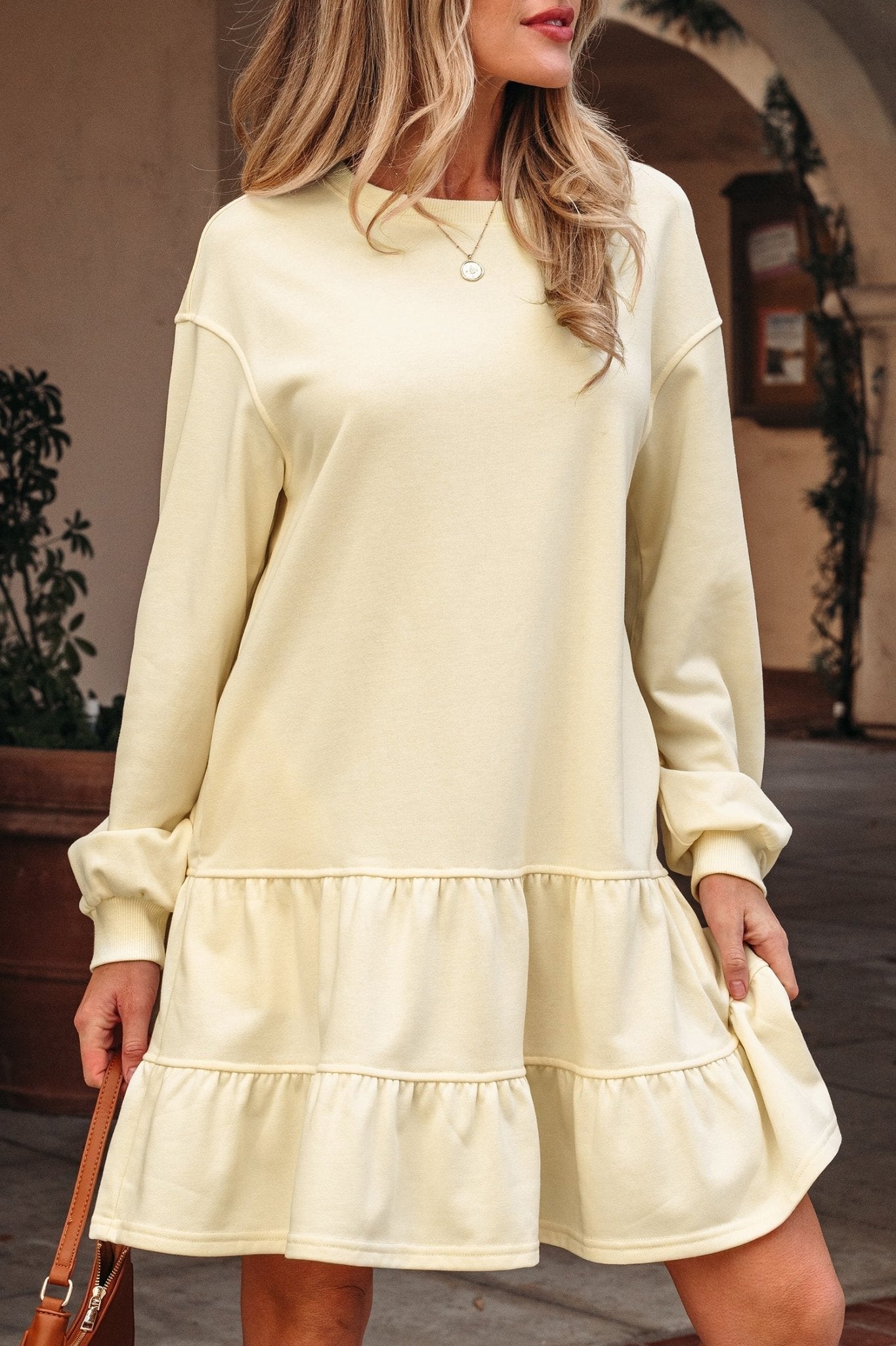 Ramona Sleeve Loose Mini Dress - Hello Beautiful Boutique20% OFFThreaded Pear
