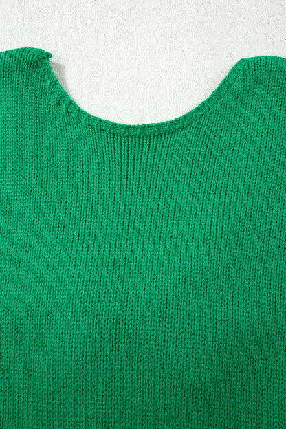 Raven Backless Bubble Sleeve Sweater - Hello Beautiful BoutiqueSweatersThreaded Pear