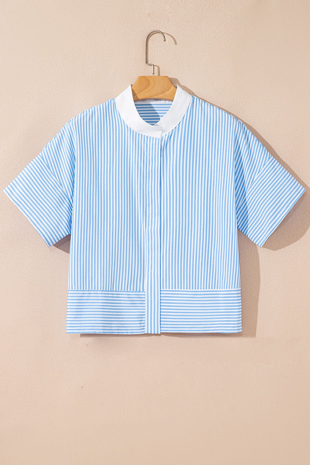 Raven Short Sleeve Summer Shirt - Hello Beautiful BoutiqueBlouses & ShirtsThreaded Pear