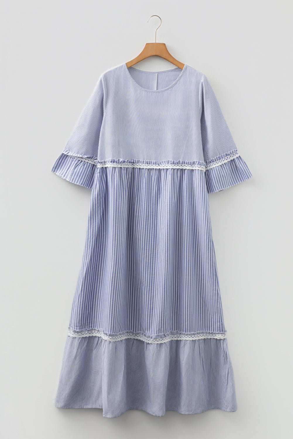 Raya Bracelet Sleeve Maxi Dress - Hello Beautiful BoutiqueMaxi DressesThreaded Pear