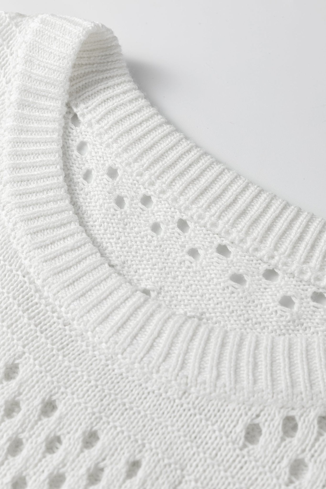 Rayna Out Knit Dolman Sweater - Hello Beautiful BoutiqueShort Sleeve SweatersThreaded Pear