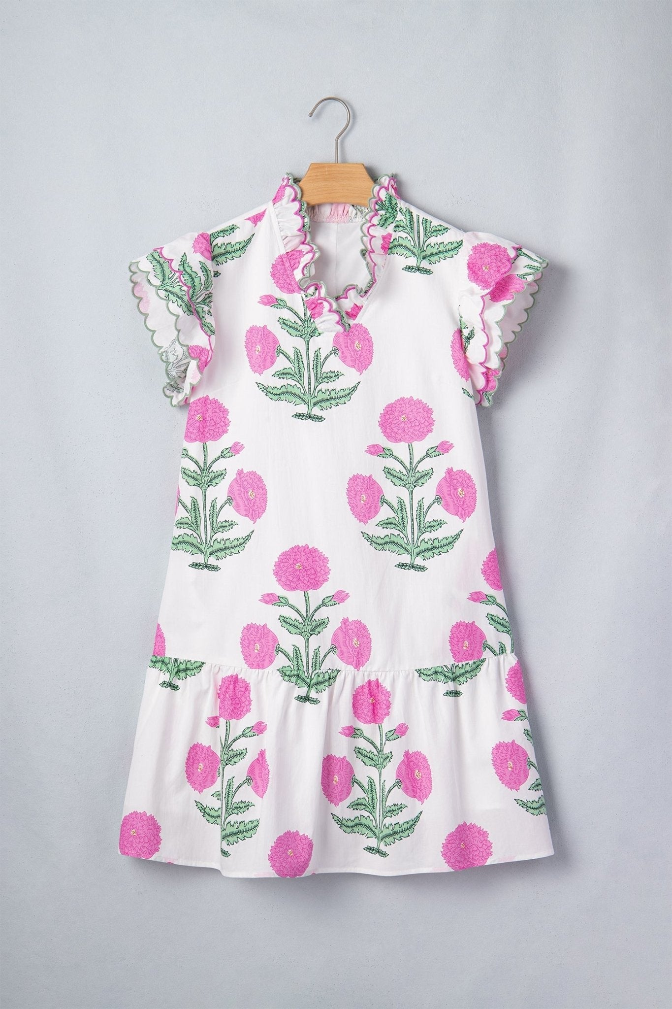 Rayne Drop Waist Mini Dress - Hello Beautiful BoutiqueFloral DressesThreaded Pear