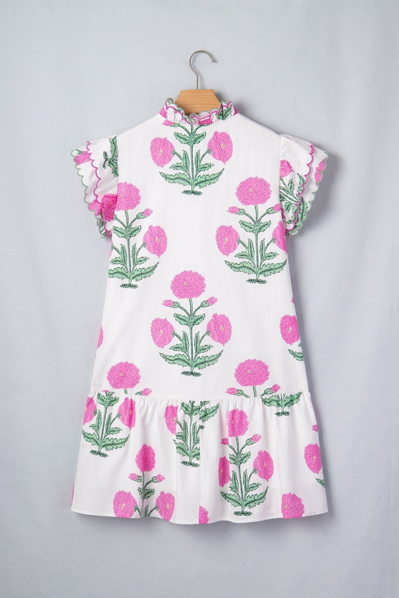 Rayne Drop Waist Mini Dress - Hello Beautiful BoutiqueFloral DressesThreaded Pear