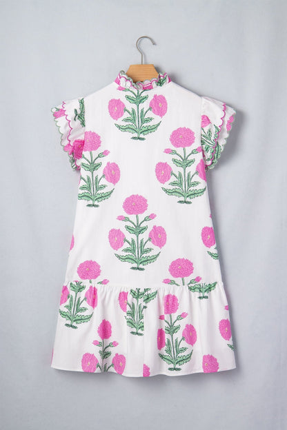 Rayne Drop Waist Mini Dress - Hello Beautiful BoutiqueFloral DressesThreaded Pear