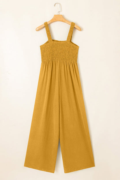 Rebecca Sleeveless Wide Leg Jumpsuit - Hello Beautiful BoutiqueJumpsuits & RompersThreaded Pear