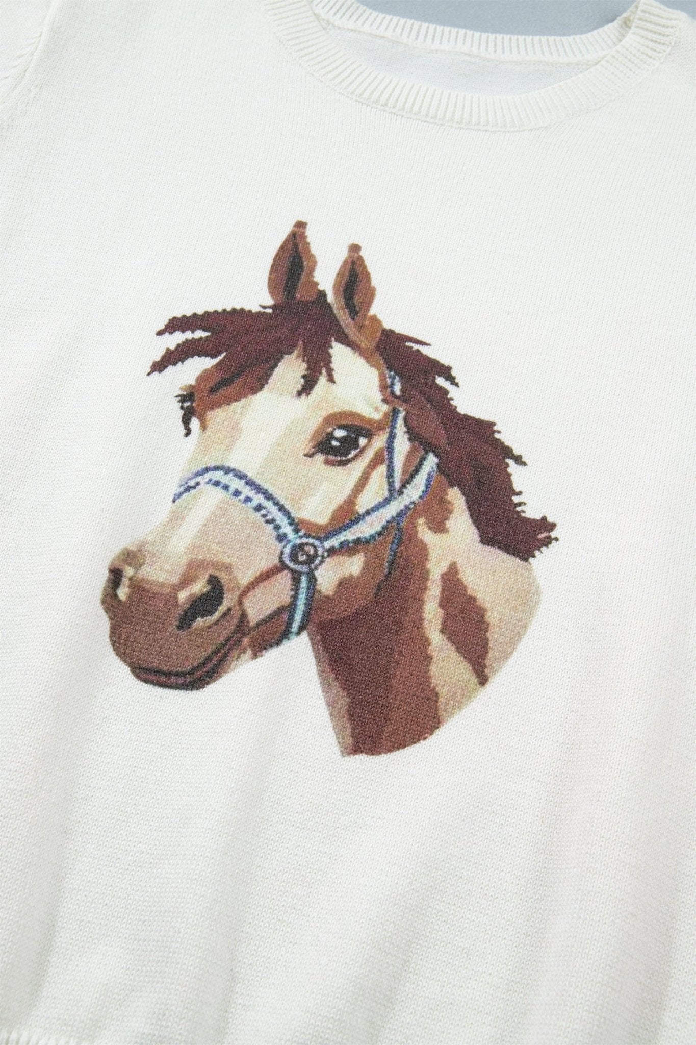 Regina Printed Short Sleeve Sweater - Hello Beautiful BoutiqueShort Sleeve SweatersThreaded Pear