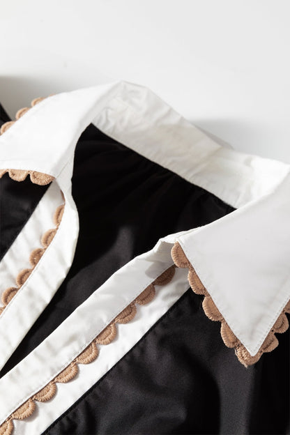 Remington Collar Short Sleeve Blouse - Hello Beautiful BoutiqueBlouses & ShirtsThreaded Pear