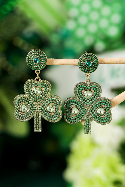 Remington Retro Beaded Clover Earrings - Hello Beautiful BoutiqueJewelryThreaded Pear