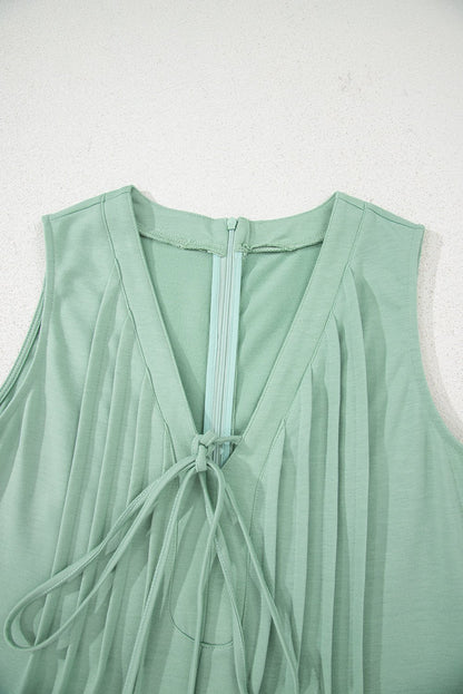 Remy Pintuck Sleeveless Loose Romper - Hello Beautiful BoutiqueJumpsuits & RompersThreaded Pear