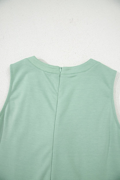 Remy Pintuck Sleeveless Loose Romper - Hello Beautiful BoutiqueJumpsuits & RompersThreaded Pear