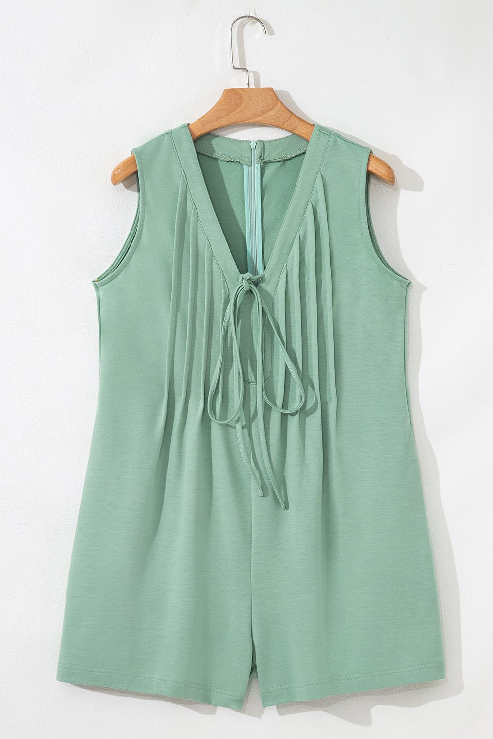 Remy Pintuck Sleeveless Loose Romper - Hello Beautiful BoutiqueJumpsuits & RompersThreaded Pear