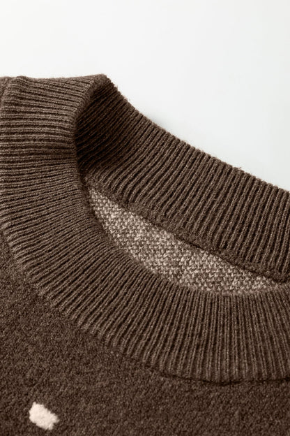 Renata Ribbed Edge Knit Sweater - Hello Beautiful BoutiqueSweatersThreaded Pear