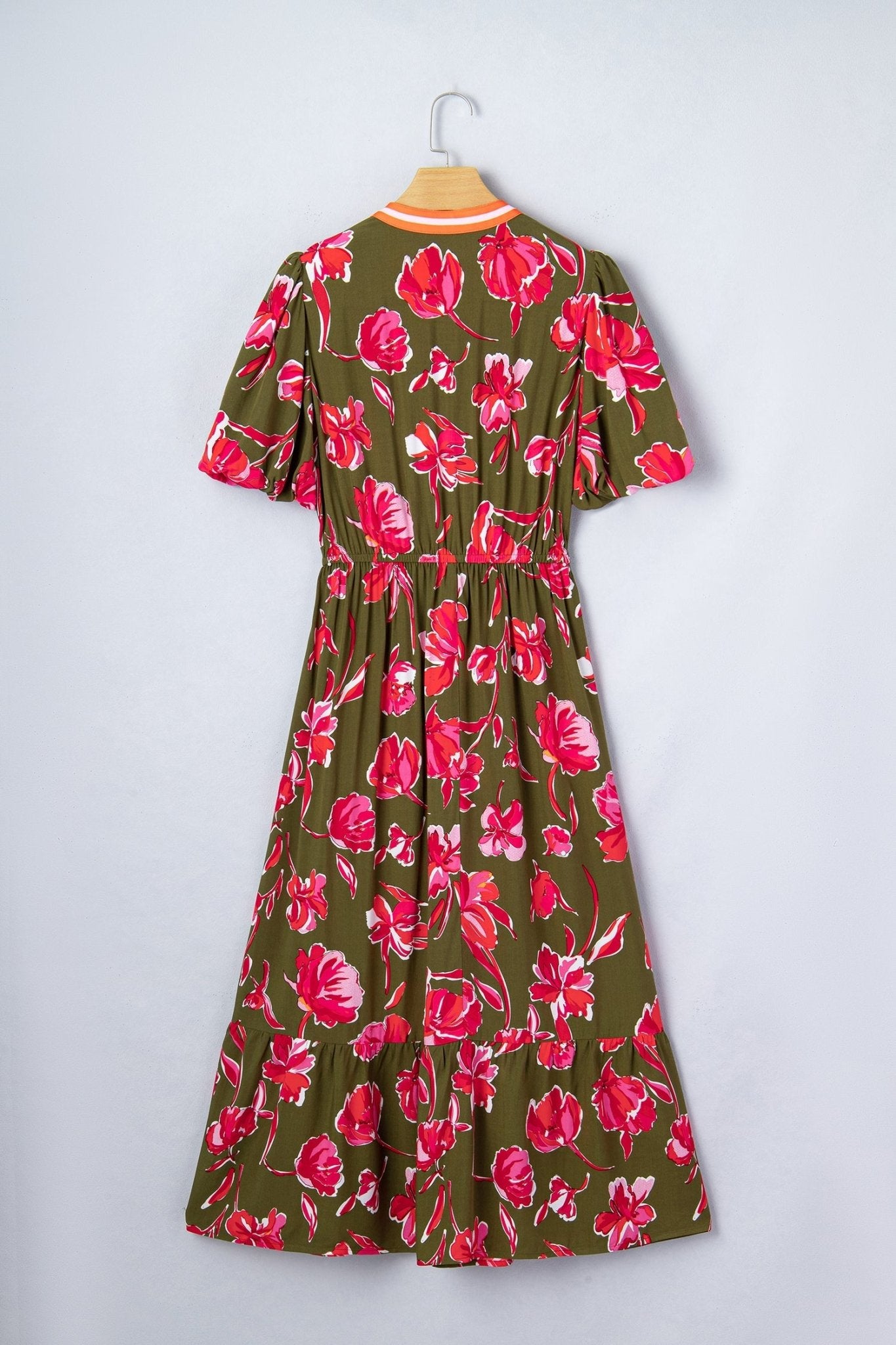 Renata Ruffle Hem Maxi Dress - Hello Beautiful BoutiqueMaxi DressesThreaded Pear
