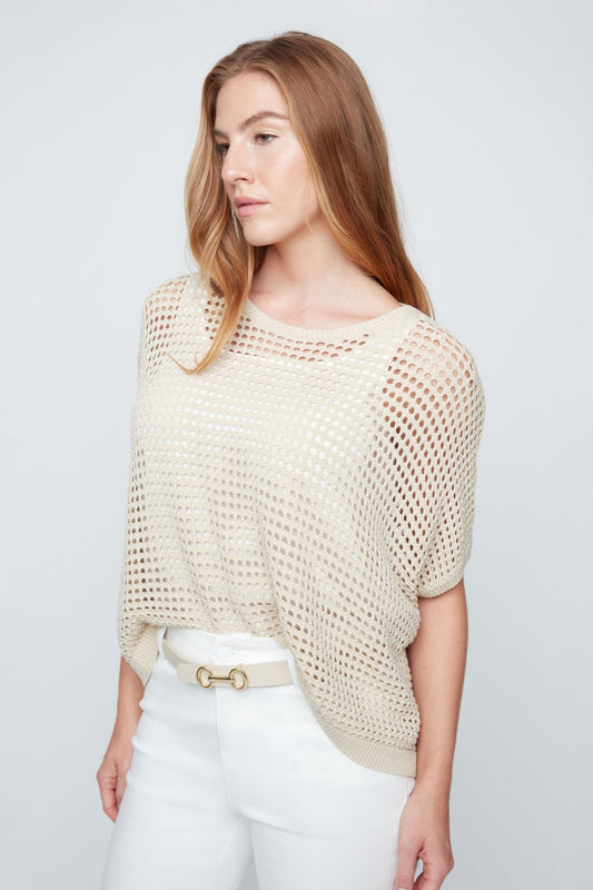 Renuar Open Knit Sweater R6983 - Hello Beautiful BoutiqueTopRenuar